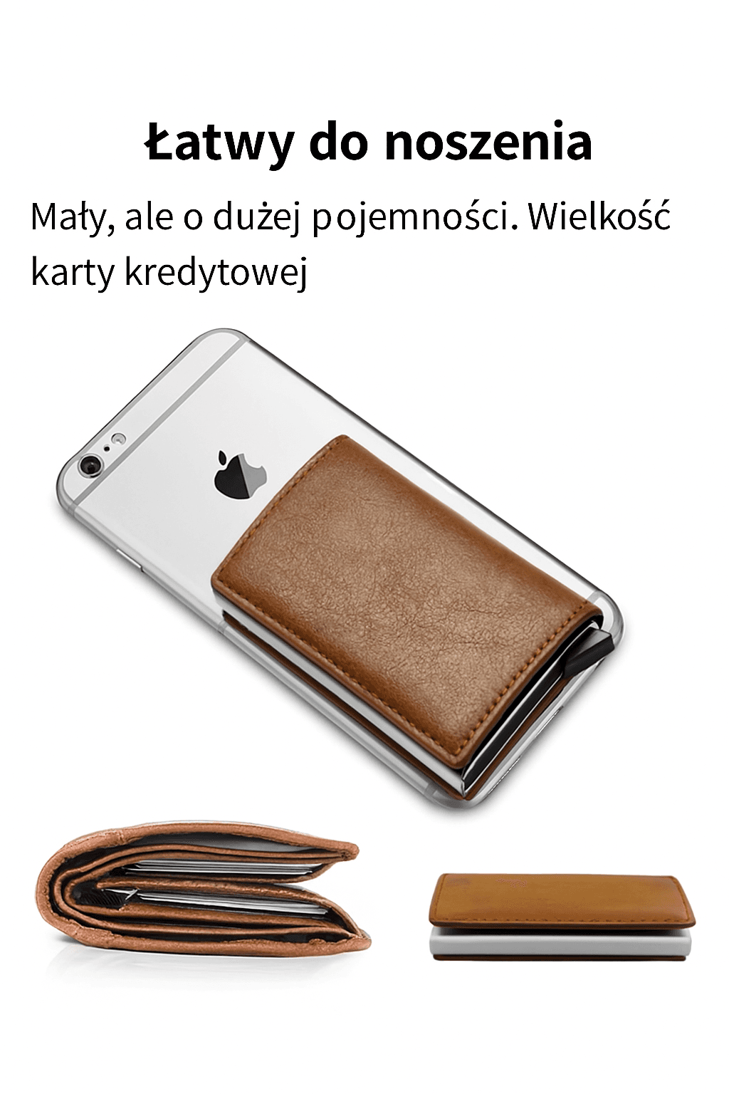 Luksusowy Portfel RFID z Włókna Węglowego i Aluminium